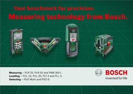 Measuring Technology from Bosch
