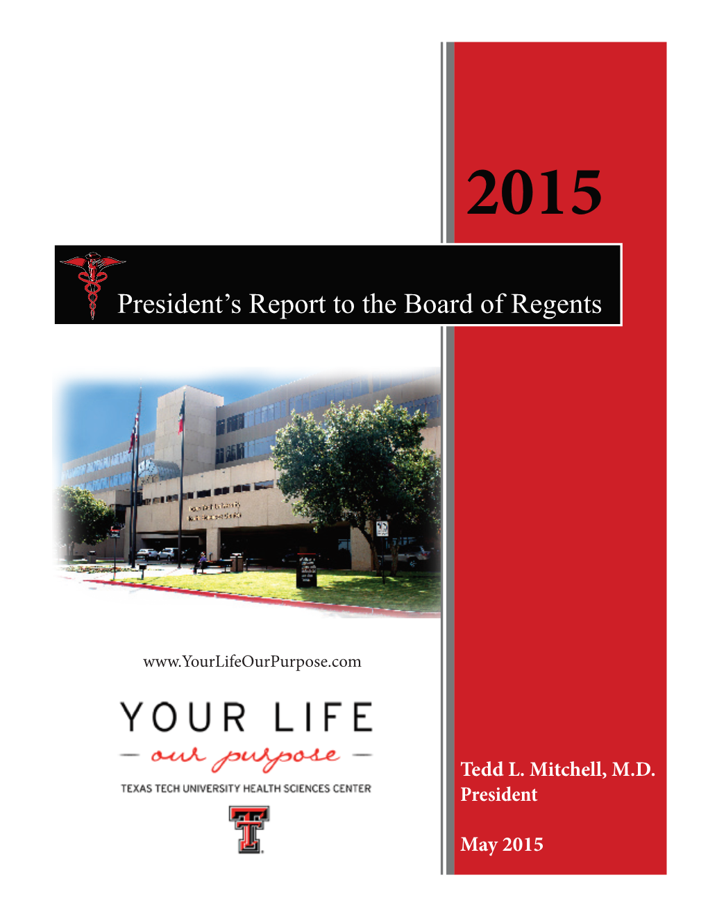 President's Report to the Board of Regents