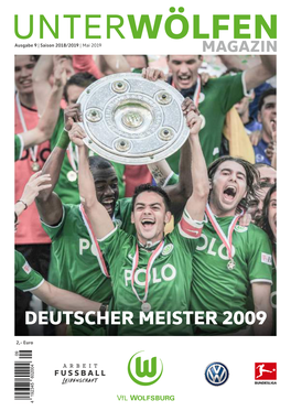 Deutscher Meister 2009 Arbeit