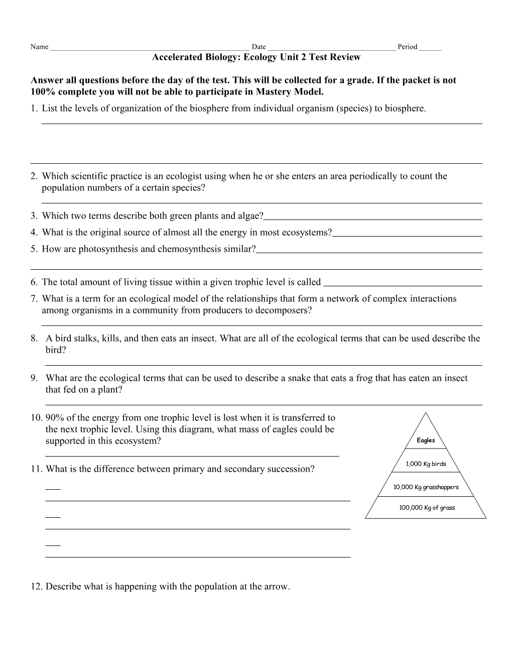 Unit 1 Test Standard 1