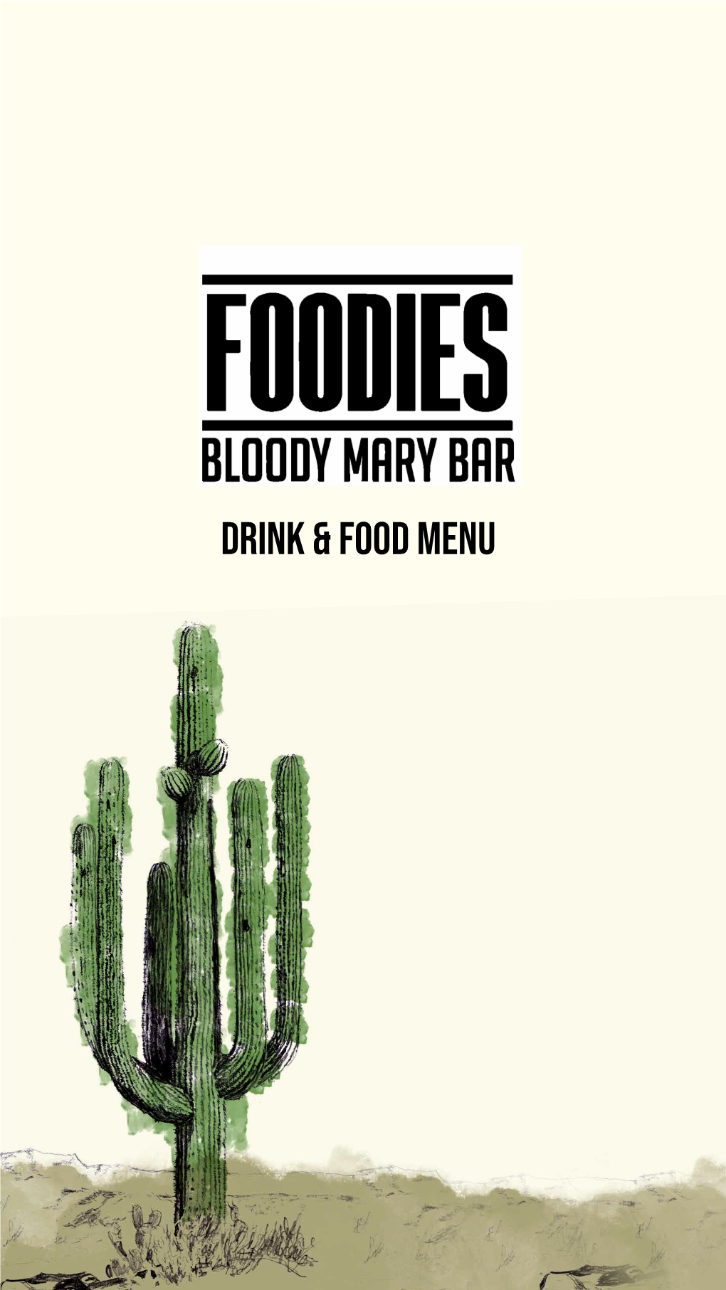 Drink & Food Menu