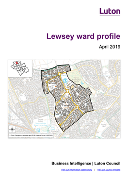 Lewsey Ward Profile April 2019