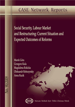 4. Policy Challenges for Social Security Systems in Russia and Ukraine