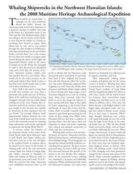 Whaling Shipwrecks in the Northwest Hawaiian Islands