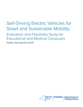 Self-Driving Electric Vehicles for Smart and Sustainable Mobility