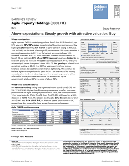 Agile Property Holdings (3383.HK) Above Expectations: Steady Growth