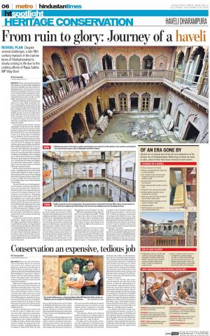 From Ruin to Glory: Journey of a Haveli