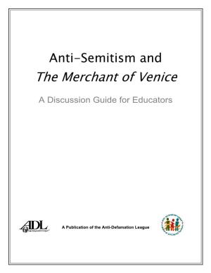 Anti-Semitism and the Merchant of Venice