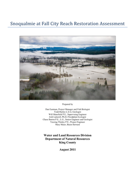 Snoqualmie at Fall City Reach Restoration Assessment