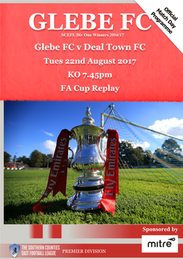 Deal Town FA Cup Replay 22 Aug 2017