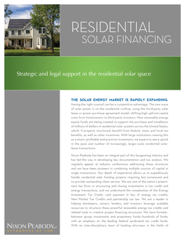 Residential Solar Financing