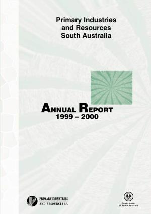 Primary Industries and Resources South Australia