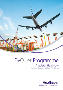 Flyquiet Programme