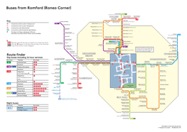 Buses from Romford (Roneo Corner)