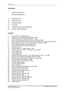 Devonport Park Conservation Plan