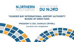 Thunder Bay International Airport Authority Board of Directors