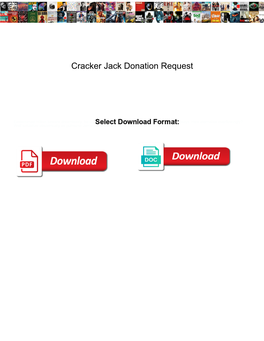Cracker Jack Donation Request