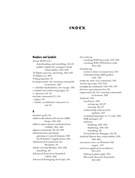 View the Index