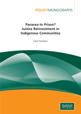 Justice Reinvestment in Indigenous Communities