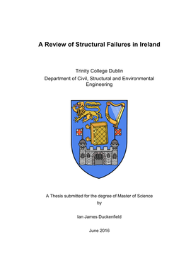 A Review of Structural Failures in Ireland