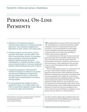 Personal On-Line Payments