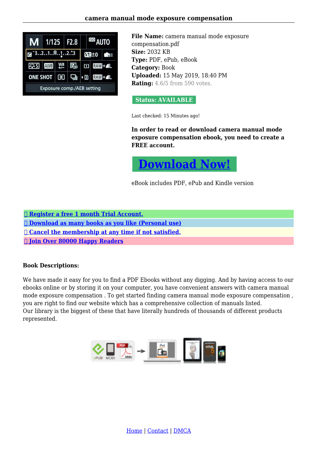 Camera Manual Mode Exposure Compensation