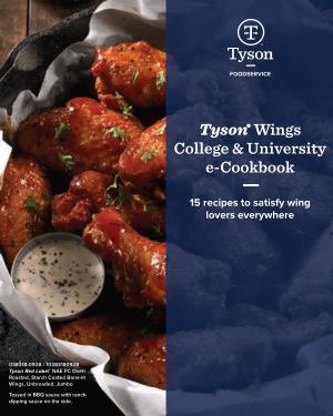 Tyson® Wings College & University E-Cookbook