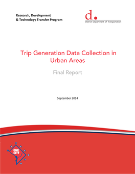 Trip Generation Data Collection in Urban Areas