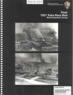 1921 Tulsa Race Riot Reconnaissance Survey