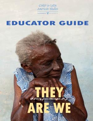 An Educator's Guide to They Are We