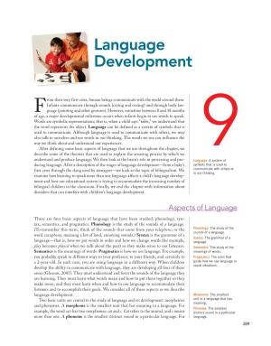 Language Development Language Development