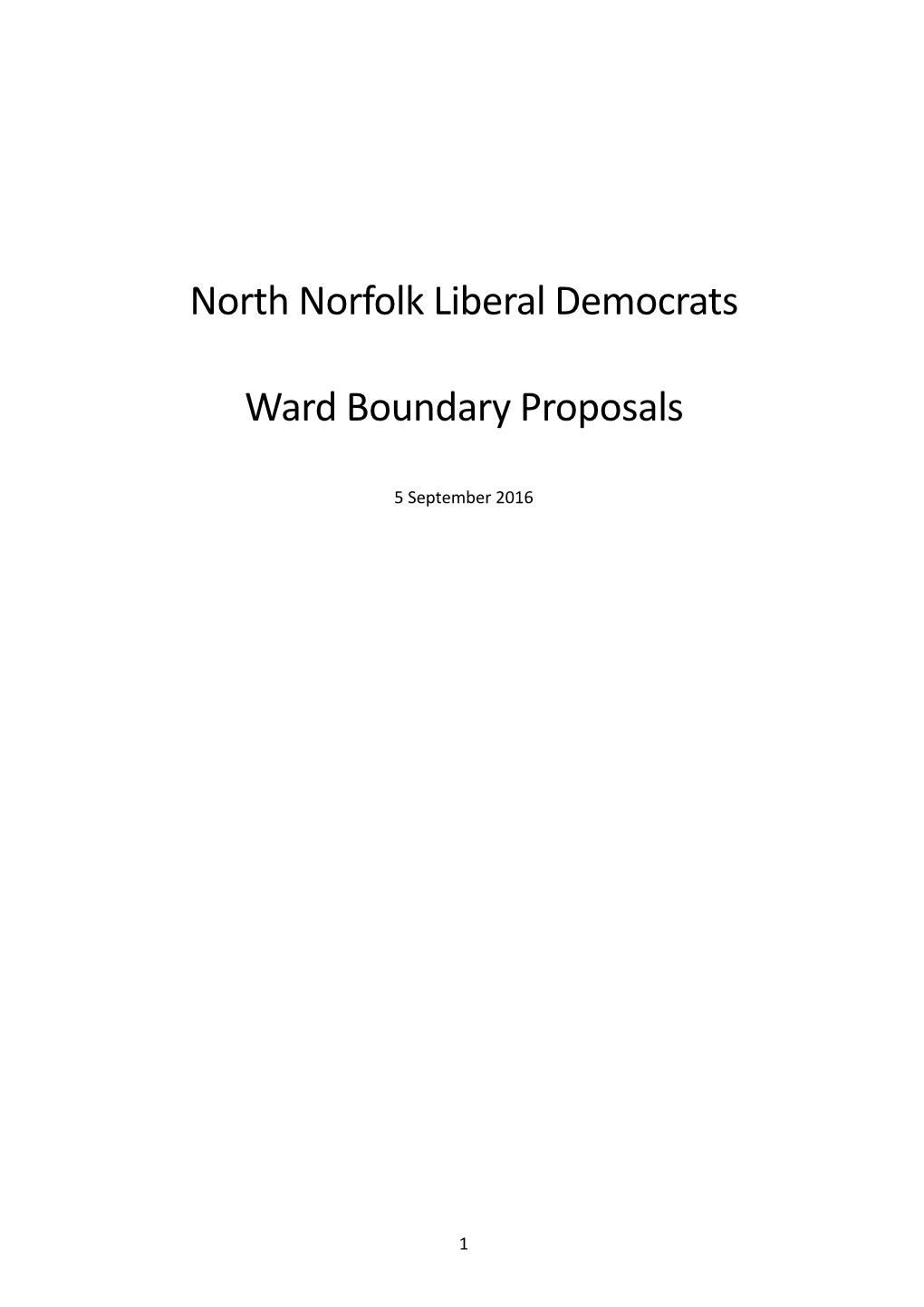 North Norfolk Liberal Democrats