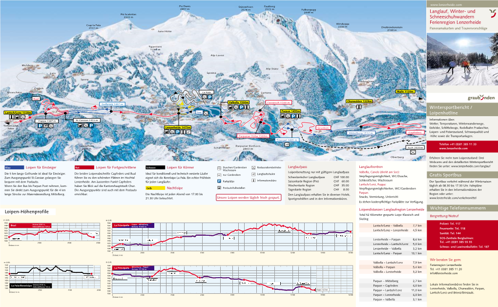 Und Schneeschuhwandern Ferienregion