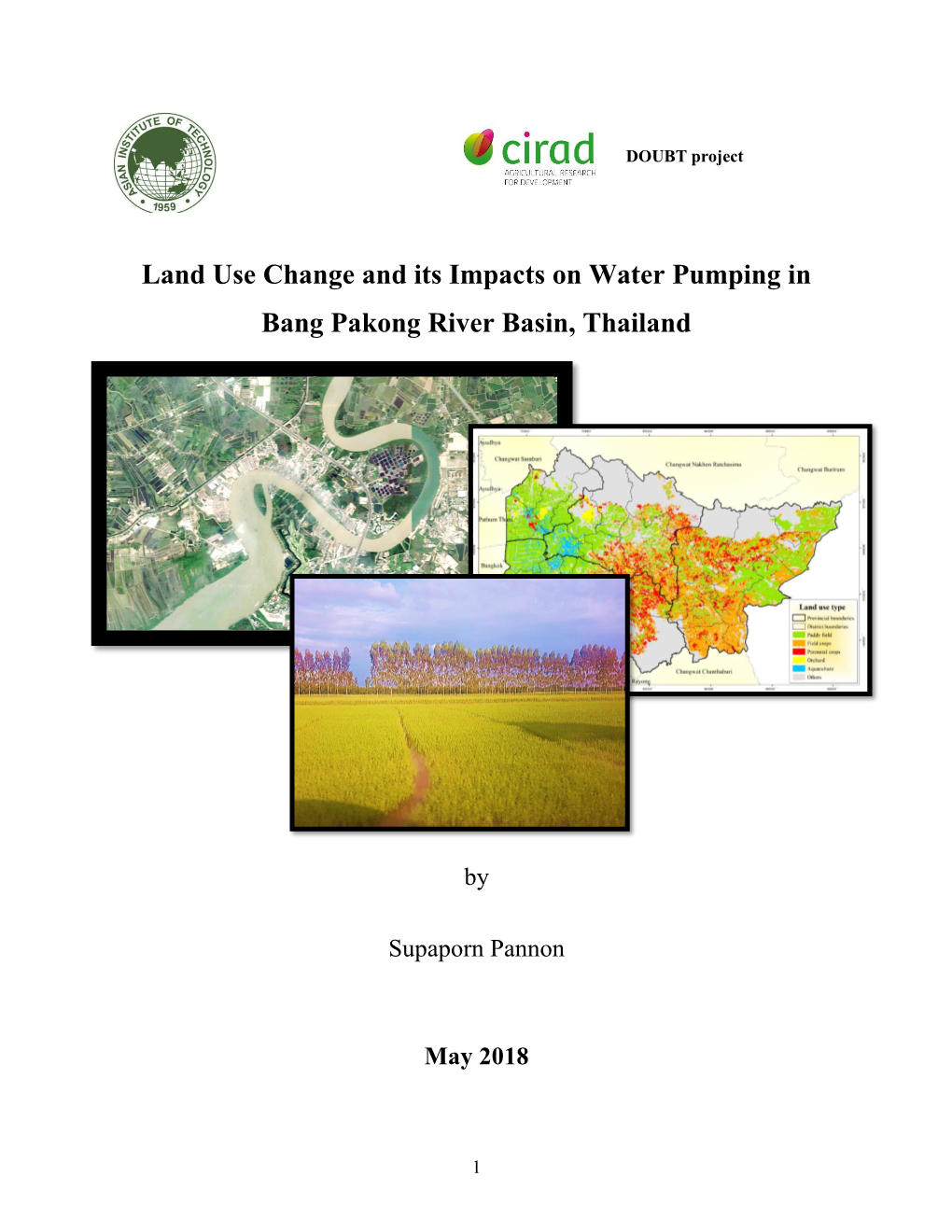 Land Use Change and Its Impacts on Water Pumping in Bang Pakong River Basin, Thailand