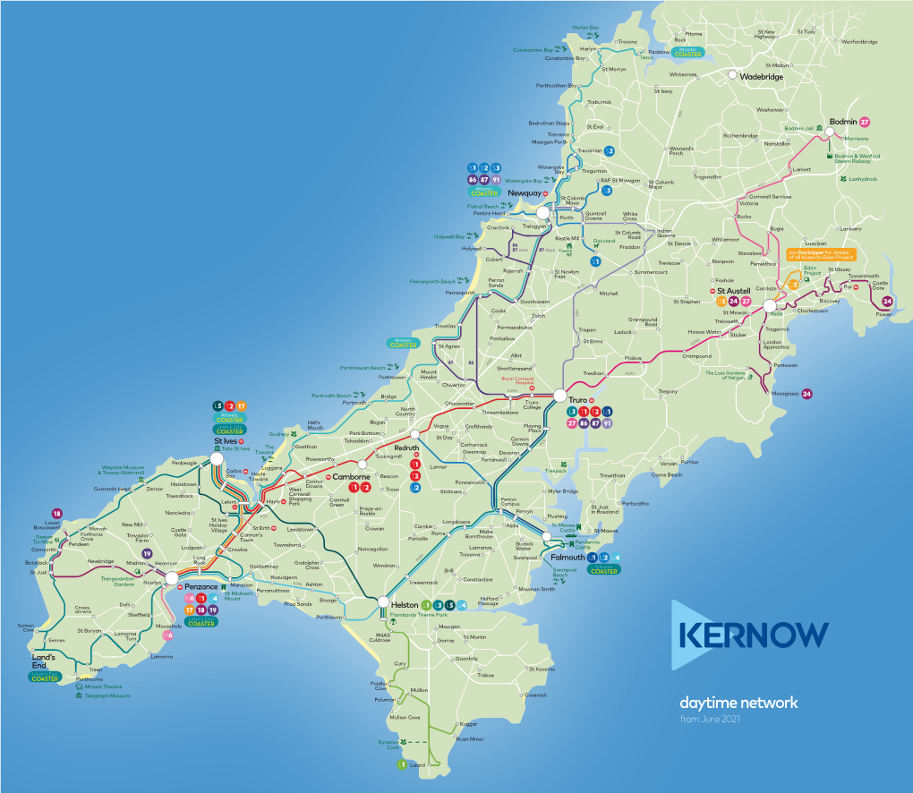 Cornwall Network Map Summer 2021.Pdf