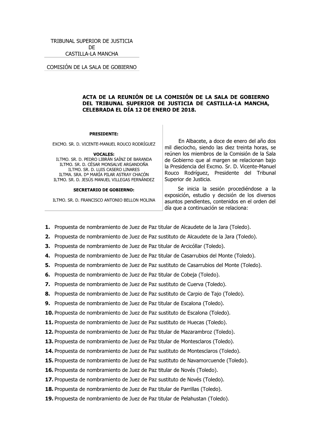 Tribunal Superior De Justicia De Castilla-La Mancha