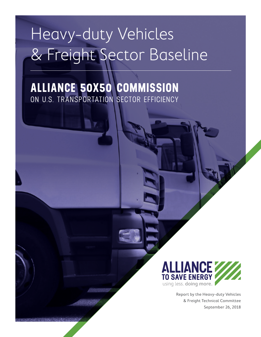 Heavy-Duty Vehicles & Freight Sector Baseline