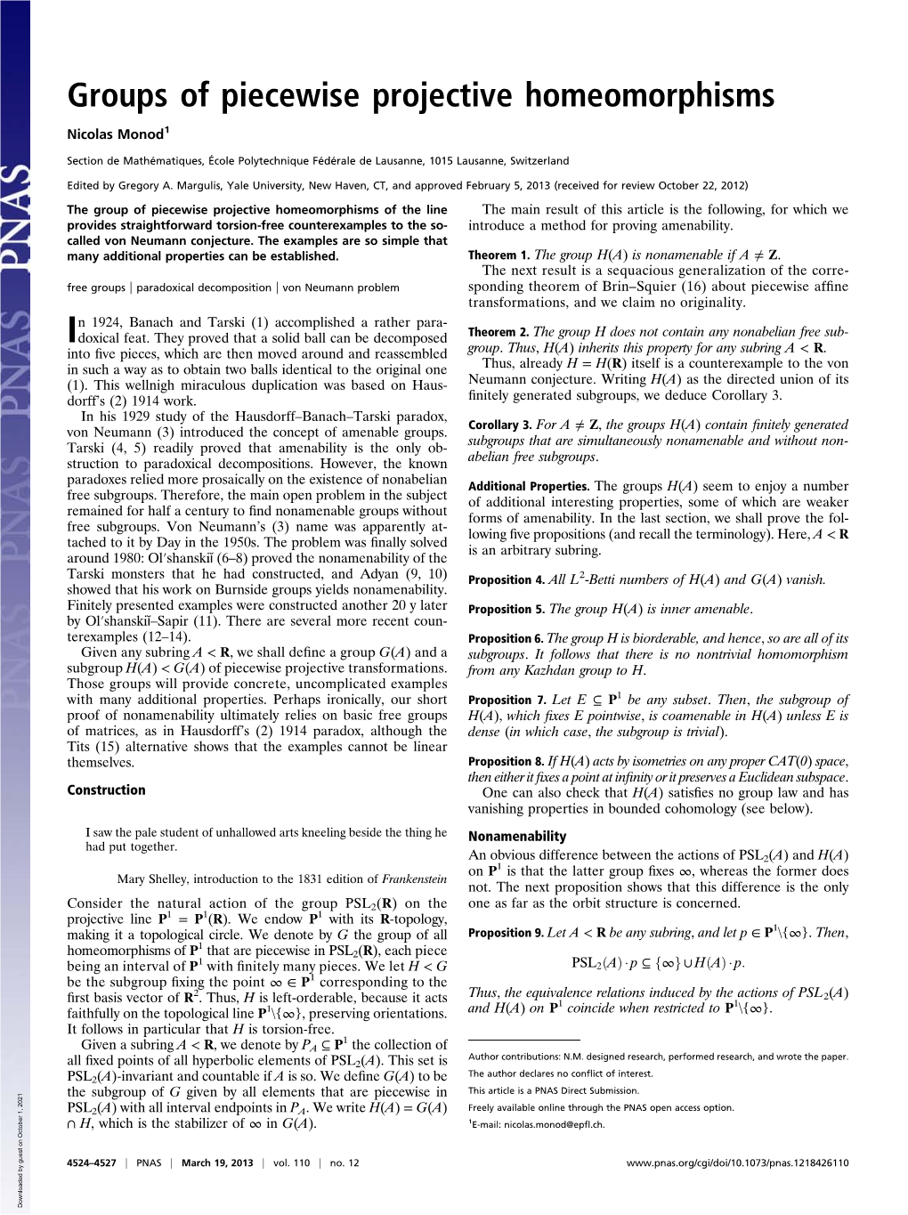 Groups of Piecewise Projective Homeomorphisms