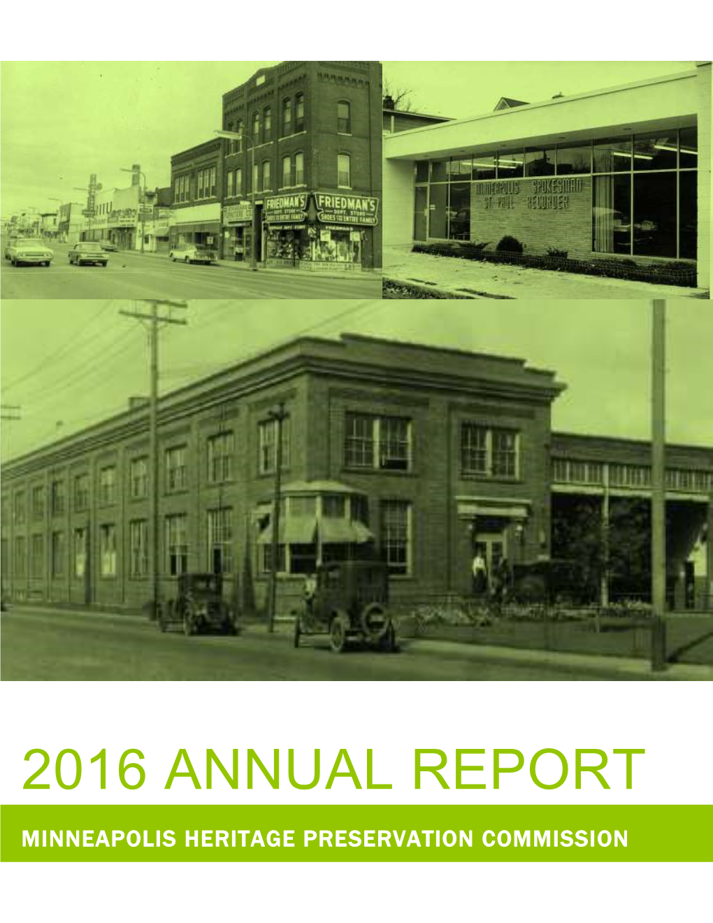 2016 Heritage Preservation Commission Annual Report