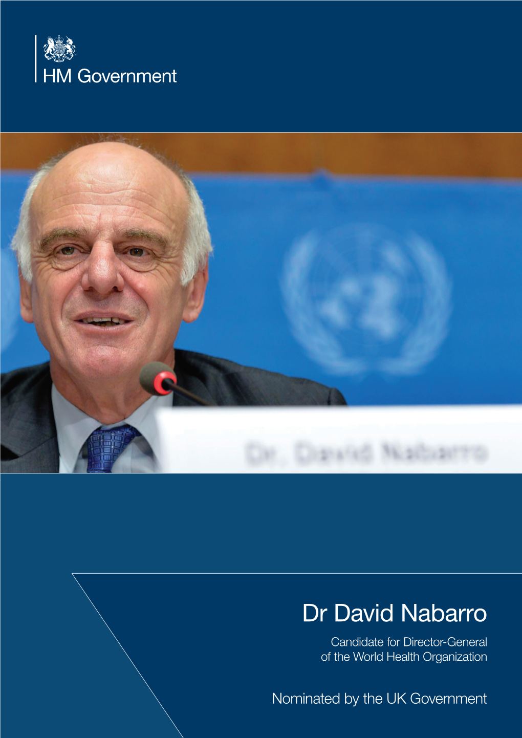 Dr David Nabarro Election Brochure