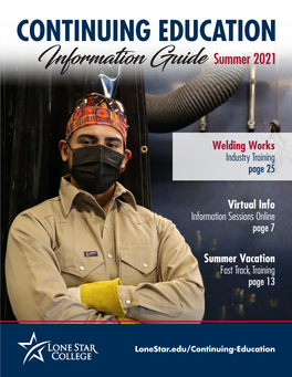CONTINUING EDUCATION Information Guide Summer 2021