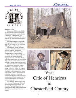 Visit Citie of Henricus in Chesterfield County