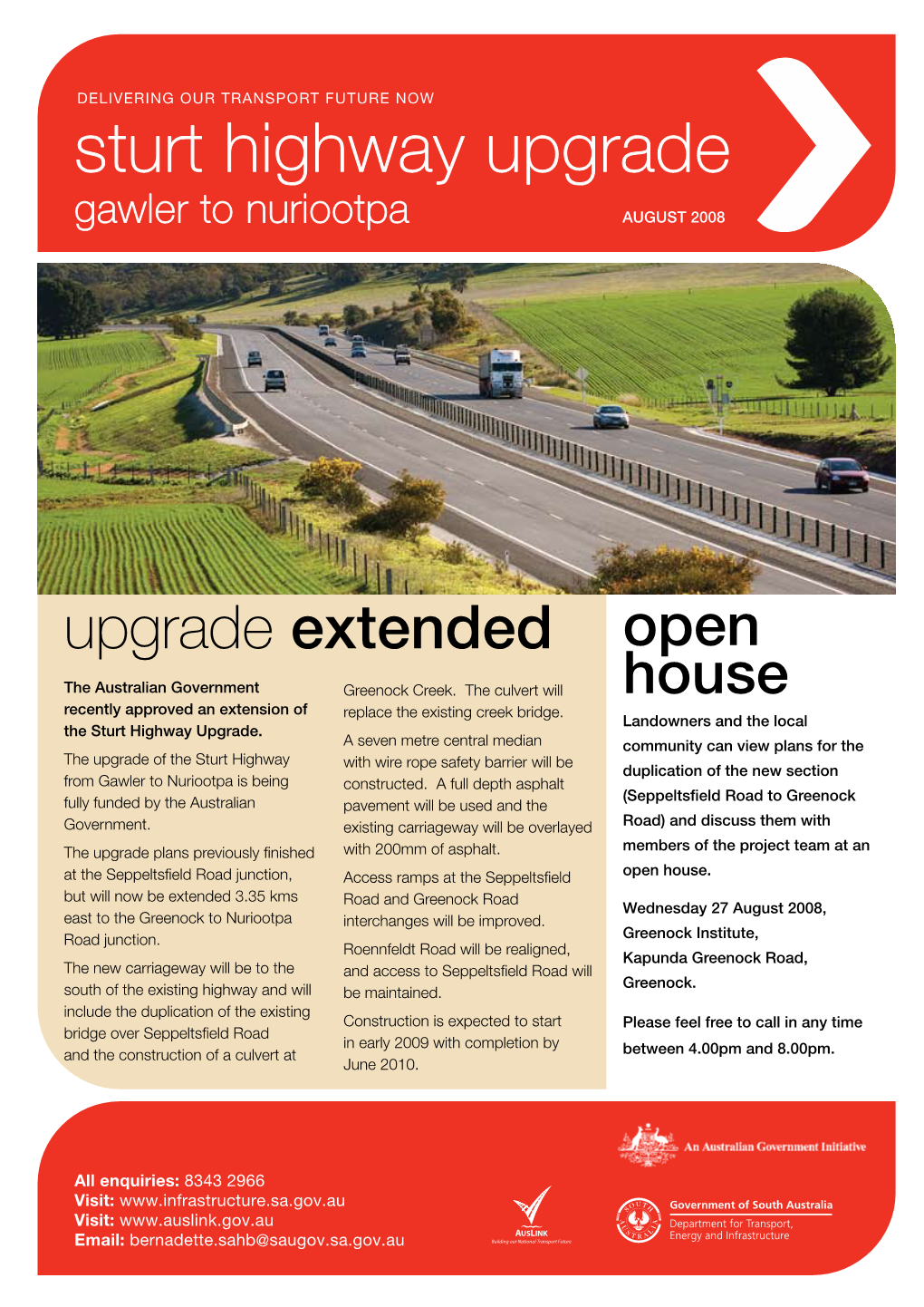 Sturt Highway Upgrade