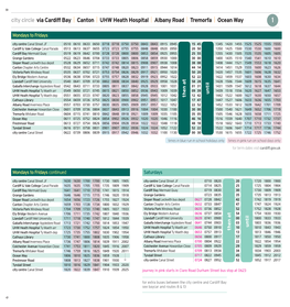 City Circle Via Cardiff Bay | Canton | UHW Heath Hospital | Albany Road | Tremorfa | Ocean Way 1