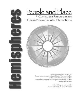 People and Place Curriculum Resources on Human-Environmental Interactions