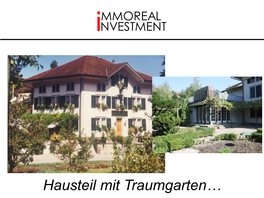 Hausteil Mit Traumgarten… Verkauf & Beratung