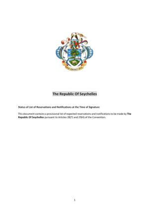 The Republic of Seychelles