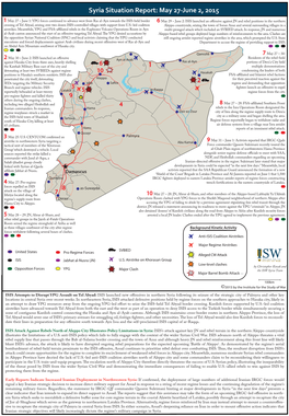 SYR SITREP Map May 27-June 2 2015