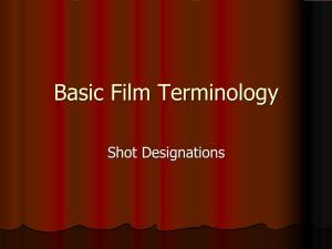 Basic Film Terminology