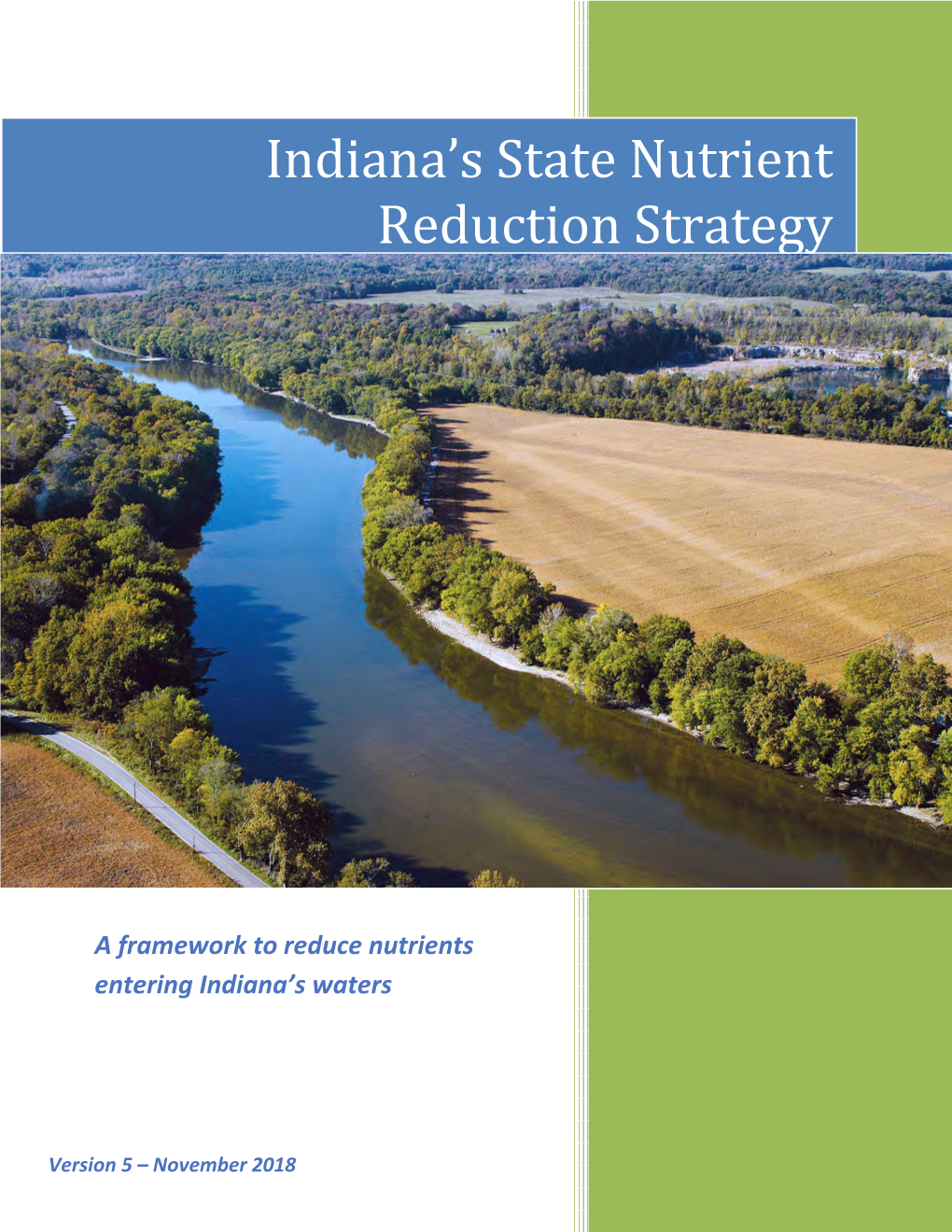 Indiana's State Nutrient Reduction Strategy